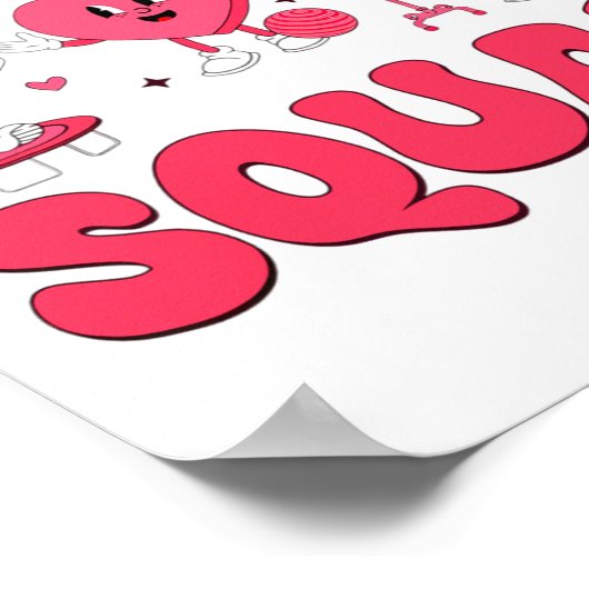 Physical Therapy Squad Valentines Day Pt Pta Vale ポスター (角)