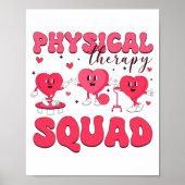 Physical Therapy Squad Valentines Day Pt Pta Vale ポスター (正面)
