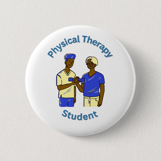 Physical Therapy Student 缶バッジ (正面)