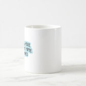 Physically here mentally at home with my dog コーヒーマグカップ (中央)