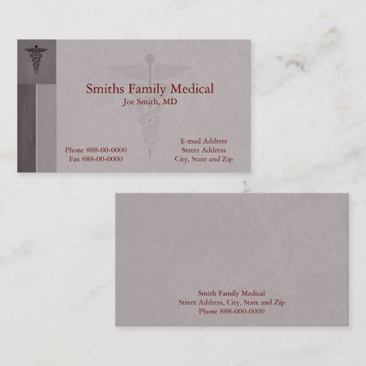 Physicanの名刺 名刺 (正面/裏面)