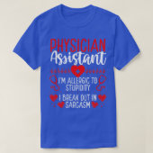 Physician Assistant Badge Reel PA Graduation Tシャツ (デザイン正面)