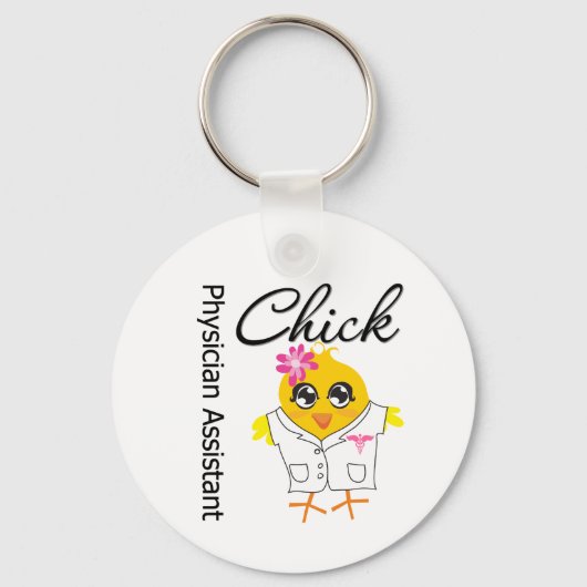 Physician Assistant Chick v2 キーホルダー (正面)