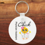 Physician Assistant Chick v2 キーホルダー (正面)