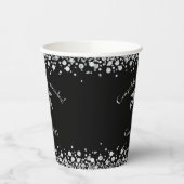 Physician Assistant PA Graduation Black Silver 紙コップ (左)