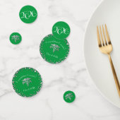 Physician Assistant PA Graduation Green Silver コンフェッティ (グループ)