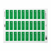 Physician Assistant PA Graduation Green Silver ラベル (フルシート)