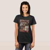 Physicic Catミームおもしろいブートレグ図 Tシャツ (正面フル)