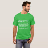 Physicist wizard scientist science physics gift fo tシャツ (正面フル)