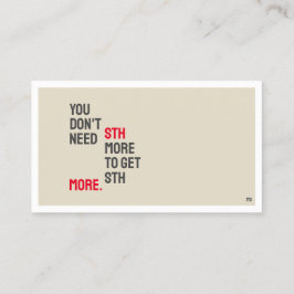 PHYSICSミニマリストの名刺 名刺