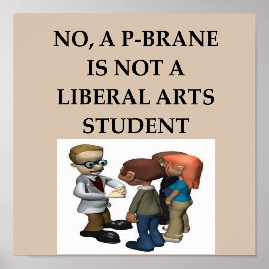 PHYSICS文字列理論ポスター ポスター (正面)