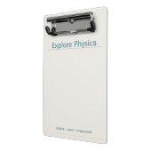 Physics Clipboard – Minimal Design| カスタムデザイン ミニクリップボード (アングル2)