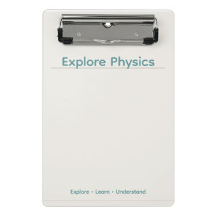 Physics Clipboard – Minimal Design  カスタムデザイン ミニクリップボード