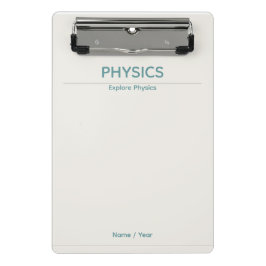 Physics Clipboard – Minimal Design| カスタム名 ミニクリップボード
