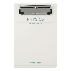 Physics Clipboard – Minimal Design カスタム名 ミニクリップボード