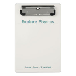 Physics Clipboard – Minimal Design| Custom ミニクリップボード