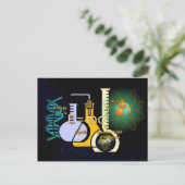 Physics E=mc2カラフルデザイン ポストカード (スタンド正面)