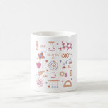Physics elements コーヒーマグカップ<br><div class="desc">Cool physics design featuring multiple physics elements. A must for every physicist, physics student, physics teacher and physics lover. Great gift idea.</div>