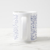 Physics Equations in Blue Pen // ジャンボコーヒーマグカップ (裏面)