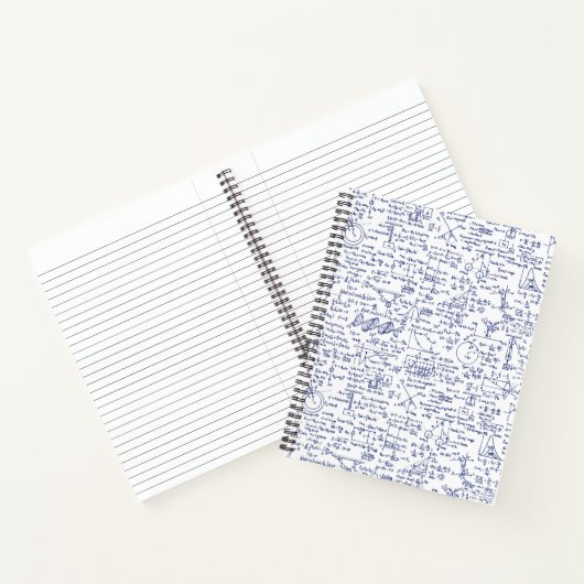 Physics Equations in Blue Pen // ノートブック (内部)