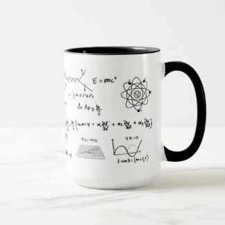 Physics formulas and diagrams Coffe Mug マグカップ