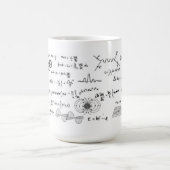 Physics Formulas Coffe Mug コーヒーマグカップ (中央)