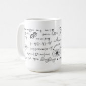 Physics Formulas Coffe Mug コーヒーマグカップ (正面左)