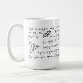 Physics Formulas Coffe Mug コーヒーマグカップ (左)