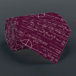 Physics Gift Ideas for Physicists Tie-Burgundy Red ネクタイ<br><div class="desc">Not sure what to get for the physics fan in your life? This is one great idea with a cool design of neat physics diagrams and formulas!</div>