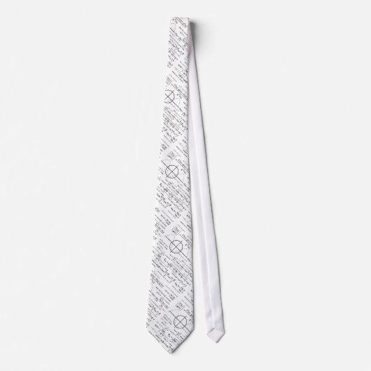 Physics Gift Men's Accessories Neck Tie ネクタイ (正面)