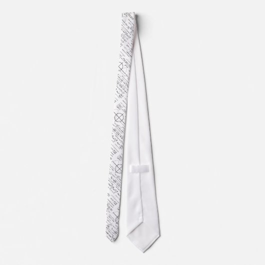Physics Gift Men's Accessories Neck Tie ネクタイ (裏面)