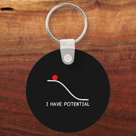Physics I Have Tential Energy Funny  キーホルダー (正面)
