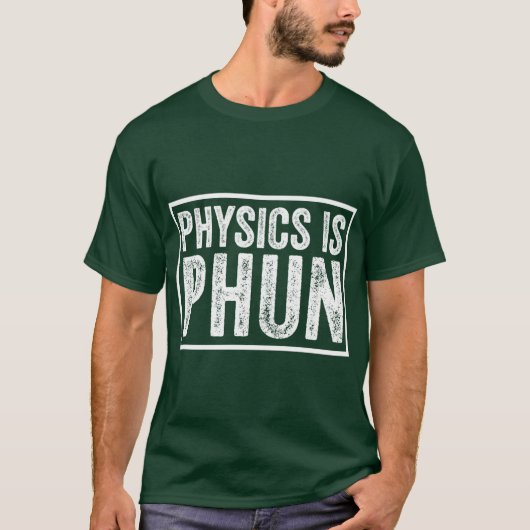 Physics Is Phun レトロ Tシャツ (正面)