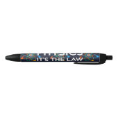 PHYSICS IT'S THE LAW おもしろ科学の名言 黒ボールペン (ボトム)
