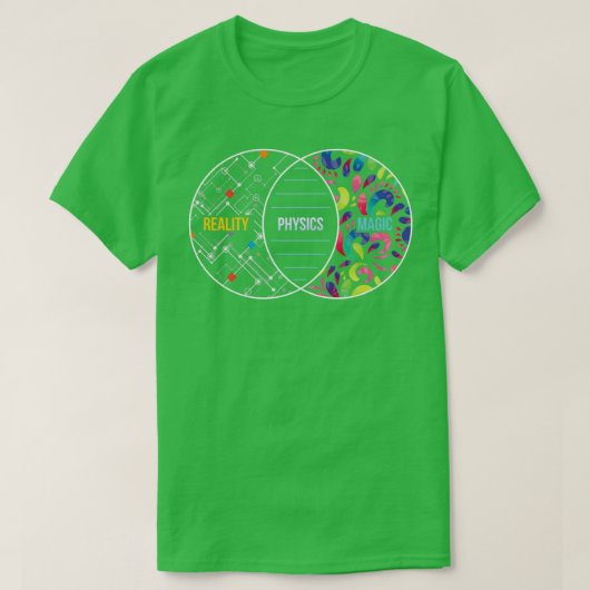 Physics Like Magic But Real Funny Physics Pun Gift Tシャツ (デザイン正面)