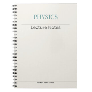 Physics Notebook – Minimal Academic Edition ノートブック