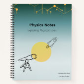 Physics Notes Notebook ノートブック (正面)