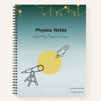 Physics Notes Notebook ノートブック
