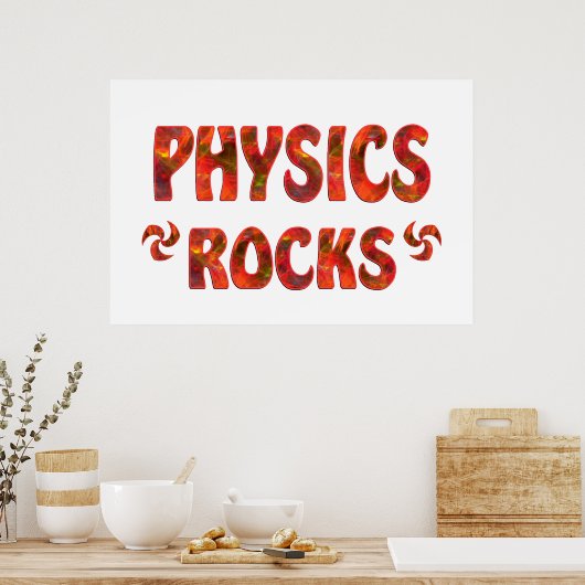 PHYSICS ROCKS ポスター (キッチン)