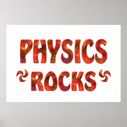 PHYSICS ROCKS ポスター (正面)