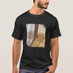 Physics Schrodingers Cat Paradox Boxおもしろい鏡 Tシャツ