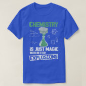 physics science teacher organic chemistry science tシャツ (デザイン正面)