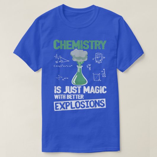 physics science teacher organic chemistry science tシャツ (デザイン正面)