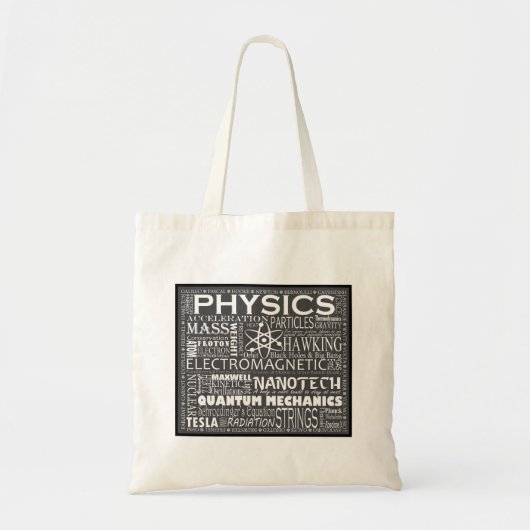 Physics Tシャツ(Dark) トートバッグ (正面)