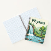 Physics Waterfall Nature Study Notebook | Science  ノートブック (内部)