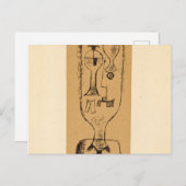 Physiognomic Riddle, 1921 by Paul Klee ポストカード (正面/裏面)