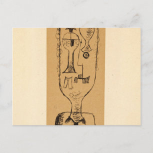 Physiognomic Riddle, 1921 by Paul Klee ポストカード