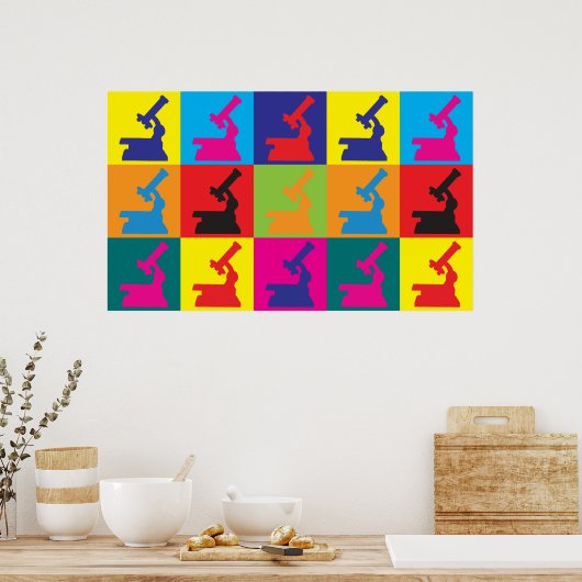Physiology Pop Art ポスター (キッチン)
