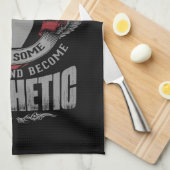 Physiqueモチベーション – 美学 – ステップアップ – Zyzz キッチンタオル (四つ折り)