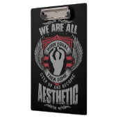 Physiqueモチベーション – 美学 – ステップアップ – Zyzz クリップボード (左)